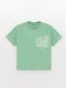 Crew Neck Short Sleeve Printed Baby Boy T-shirt